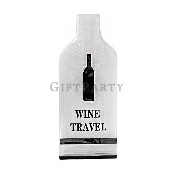Custom bottle protection bag, wine bottle bubble bag, wine bottle design packaging, wine bottle haul