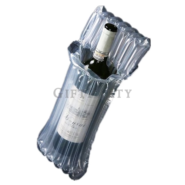 Custom bottle protection bag, wine bottle bubble bag, wine bottle design packaging, wine bottle haul