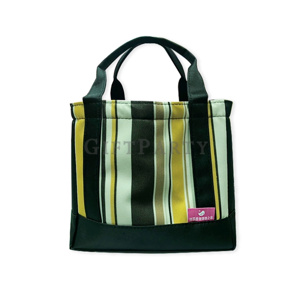 Square striped ice pack, lunch bag,方形條紋保冷袋保溫袋,禮品,客製保冷袋,時尚保昷袋,保溫袋oem,