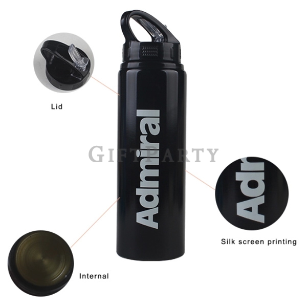 850ml Drinking Bottle With Straw,吸管運動水壺850ml,客製化禮品,黑色運動水壺,吸管運動水壺,塑料水壺,家庭日禮品,健身禮品,健身贈品,實用禮品,