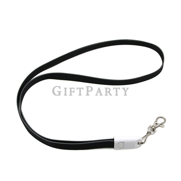 2合1掛繩手機充電數據線,2合1掛繩手機充電數據線, Phone Lanyard Dual Sided Charging Cable 90cm,電玩贈品,展會禮品,廣告贈品,Gifts for exh