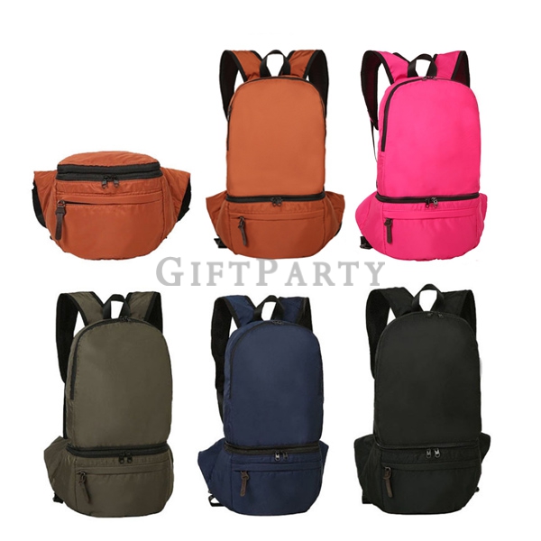 Folding backpack,28L折疊双肩背包折疊臀包,客製運動背包,折疊背包,股東會贈品,股東會紀念品,路跑贈品,路跑紀念品,禮品,贈品,客製背包,客製運動背包,廣告贈品,客製logo贈品,C