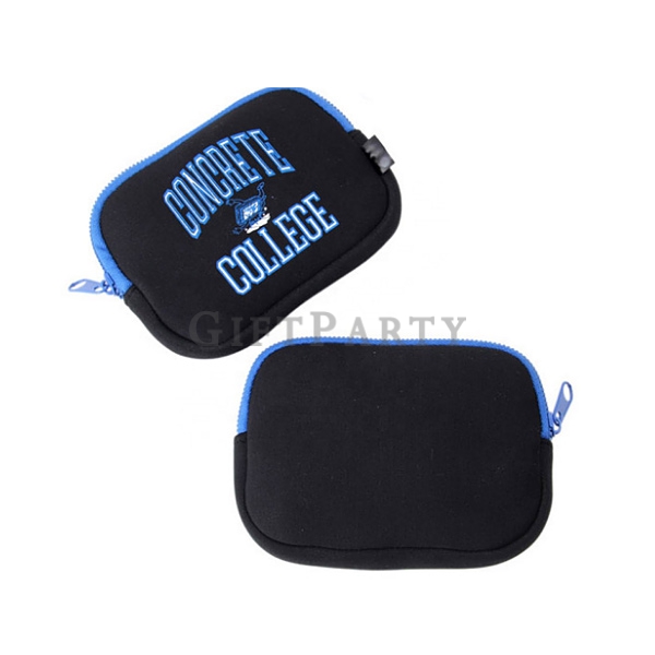 Zipper closure neoprene coin purse,潛水布收納包,廣告贈品,禮品,贈品,定制贈品,雜誌附錄,