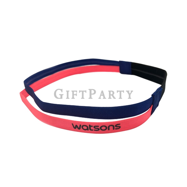 撞色矽膠防滑運動髮帶,Elastic silicone non slip headband for sports yoga,路跑贈品,GYM贈品,健工贈品,運動髮帶定制,時尚贈品,百贈贈品,禮品,