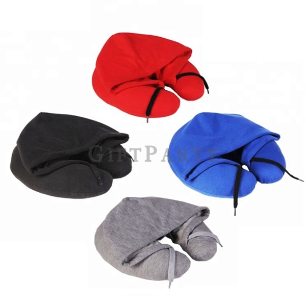Hooded Neck Pillow,客制連帽U型枕,出差禮品,Hooded Neck Pillow,U型枕,連帽枕,旅行頸枕,客製化枕頭,演唱會週邊,航空贈品