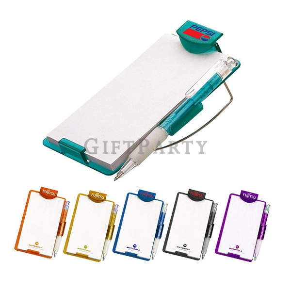 back steel wire car sun visor clip memo holder with mini pen,汽車贈品,汽車禮品,實用贈品,廣告贈品,30元贈品,汽車遮陽板夾MEMO留言夾