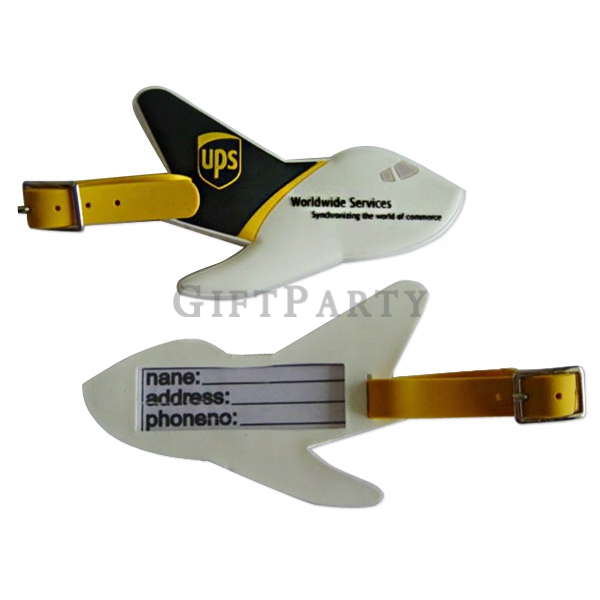 航空贈品,客製企業贈品,旅展贈品,廣告贈品,客製飛機行李吊牌,Custom plastic airplane shape luggage tag