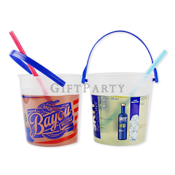 廣場杯,月光之夜酒桶,啤酒贈品,啤酒冰桶,派對用1L塑料手提酒桶,雞尾酒桶,