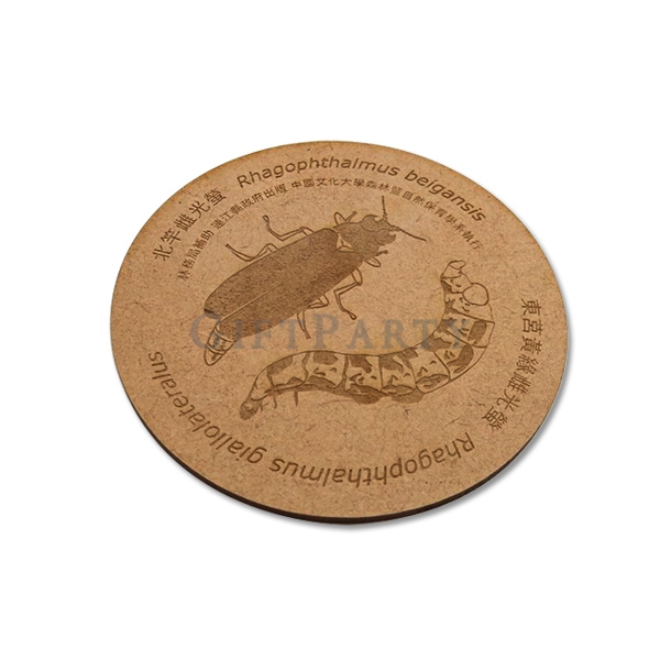 Wooden coaster ray carving LOGO,木質杯墊雷雕LOGO,禮品,贈品,紀念品,