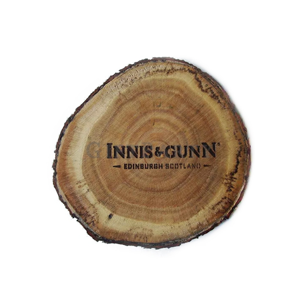 Nature Rustic Wood Hot Stamp Coasters,設計師贈品,工業風贈品,家俱贈品,木頭杯墊,仿古原生態木頭杯墊,Advertising gifts, promotional