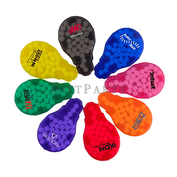 Bulb shape mints,燈泡造型,燈泡形狀,光電贈品,廣告贈品,展場贈品,led燈贈品,燈泡型狀薄荷糖