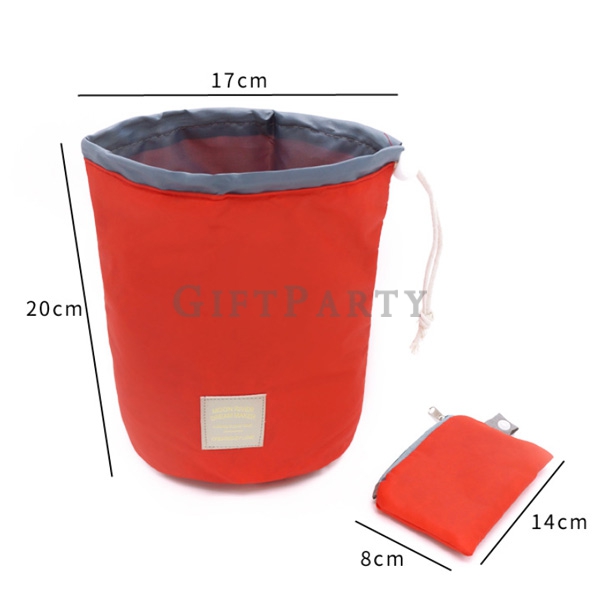 Large capacity waterproof cylinder cosmetic bag,大容量防水圓筒化妝包, Advertising gifts, promotional gifts, cu
