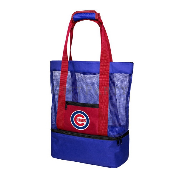 Outdoor Double layer Mesh Beach Bag Cold bag,品牌贈品,百貨公司贈品,家庭日贈品,股東會贈品,股東會紀念品,雙層網狀保冷袋購物袋