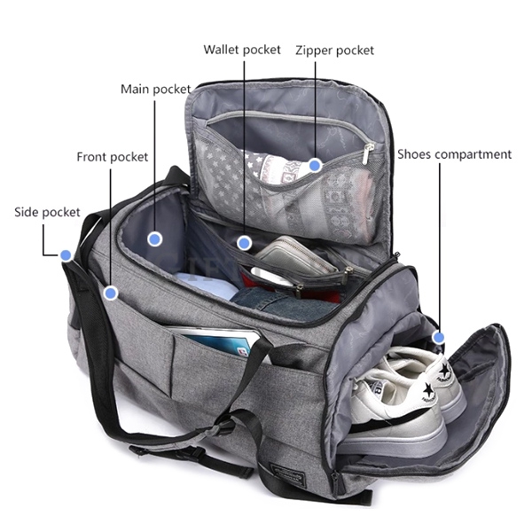 Gym Sport Luggage Shoulder Travel Bag Luggages,股東會紀念品,大容量旅行包,雙肩旅行袋健身背包