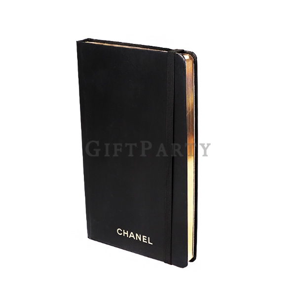 Black Printing Gold Foil Stamping  Notebook,高級筆記本,客製筆記本,品牌精品筆記本,定制燙金筆記本含束帶