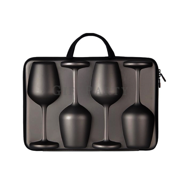 Wine glasses carrying case,酒商贈品,酒紀念盒,酒杯EVA便攜包