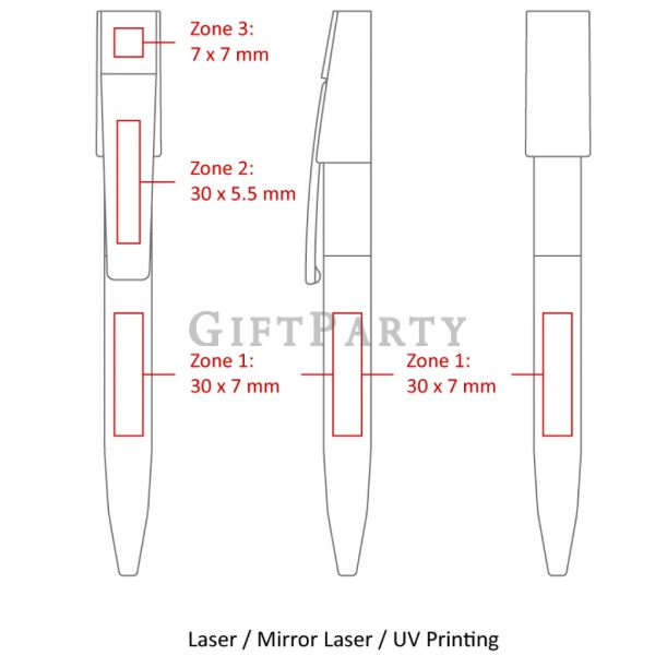GP2341296Q2418--2in18G隨身碟金屬筆3