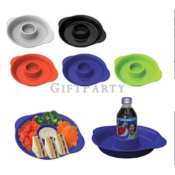 Sauce salt condiment tray round,超商贈品,零食贈品,企業贈品,影城贈品,兒童贈品,家庭日贈品,野餐贈品,圓形醬料食物盤,Advertising gifts, promo