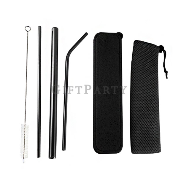 Eco stainless straws set with gift box,客製化禮品,環保吸管,文創贈品,廣告贈品,不鏽鋼吸管,贈品,股東會贈品,不鏽鋼吸管組小麥盒