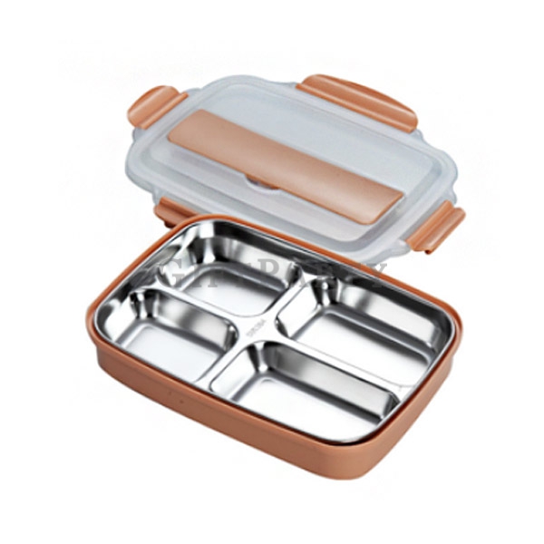 SE4081192WT3-304不鏽鋼分格餐盒,Stainless Steel 4 Compartment Lunch Box,兒童贈品,股東會贈品,股東會紀念品,