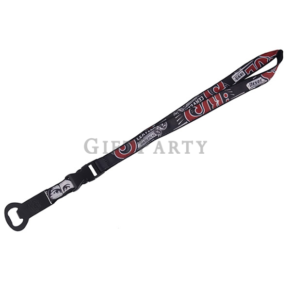 Neck Lanyard with Beer Bottle Opener,啤酒贈品,客製化禮品,企業禮品,展會贈品,開瓶器掛繩頸繩織帶,Advertising gifts, promotional g