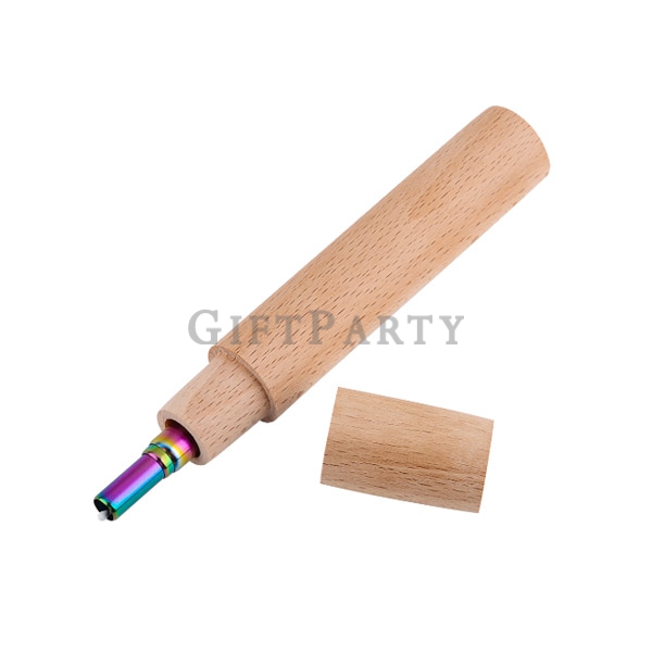 Custom Logo Collapsible Stainless Steel Straw Cleaning Brush Bamboo Case,時尚贈品,VOGUE贈品,ELLY贈品,百貨贈品,禮品