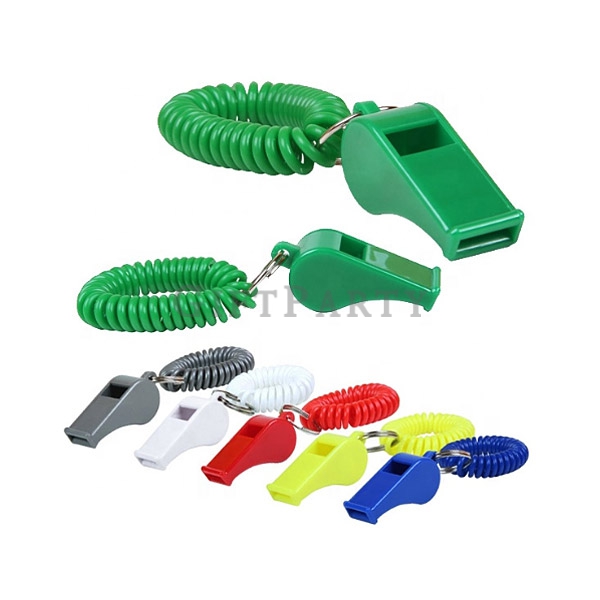 custom spring ring coil wrist band  whistle,選舉贈品,30元贈品,便宜贈品,廣告贈品,兒童安全贈品,女性贈品,塑料哨子彈簧圈, Advertising gi