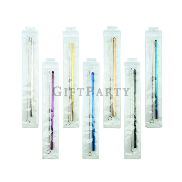 Stainless steel straw 1pcs with PVC bag,不鏽鋼吸管1入PVC袋,展場贈品,環保贈品,30元贈品,選舉贈品,選舉紀念品,股東會贈品,股東會紀念品,ECO frie