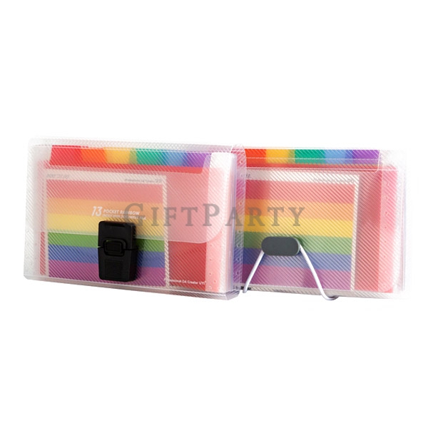 A6 Plastic Wallet for Cards,Coupons,Receipt,Tax Item, Mini Expanding Folders,A6風琴收納文件包資料夾,廣告贈品,禮品,贈品