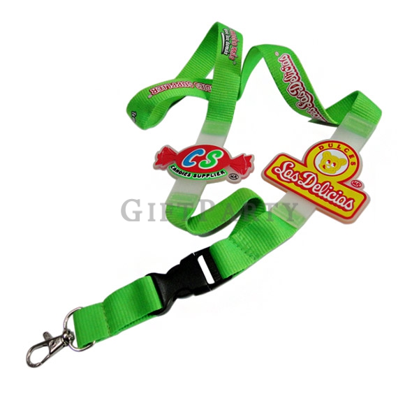 Custom 3D silicone logo polyester neck lanyard,卡通贈品,授權禮品,授權贈品,企業贈品,品牌贈品,展場贈品,客製證件套,客製硅膠3D造型證件掛繩織帶頸繩,