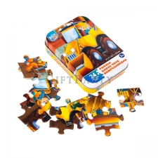 Children's game jigsaw puzzle in tin box