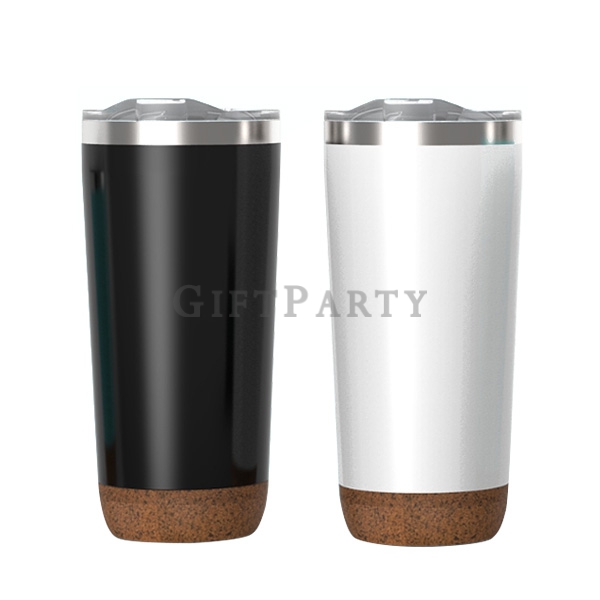 20oz double wall stainless steel tumbler with cork bottom -20oz不鏽鋼保溫杯帶軟木底,設計款杯,股東會贈品,星巴克杯,精品贈品,Adver