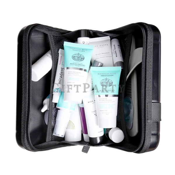 ABS  PC travel cosmetic bag,ABS PC wash bag ,潮牌贈品,時尚贈品,精品贈品,百貨公司贈品,硬殼盥洗包PU皮革烙印