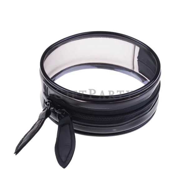 百貨公司贈品,化妝包,彩妝化妝包,圓形PVC化妝包收納包,Clear Round PVC Cosmetic Bag