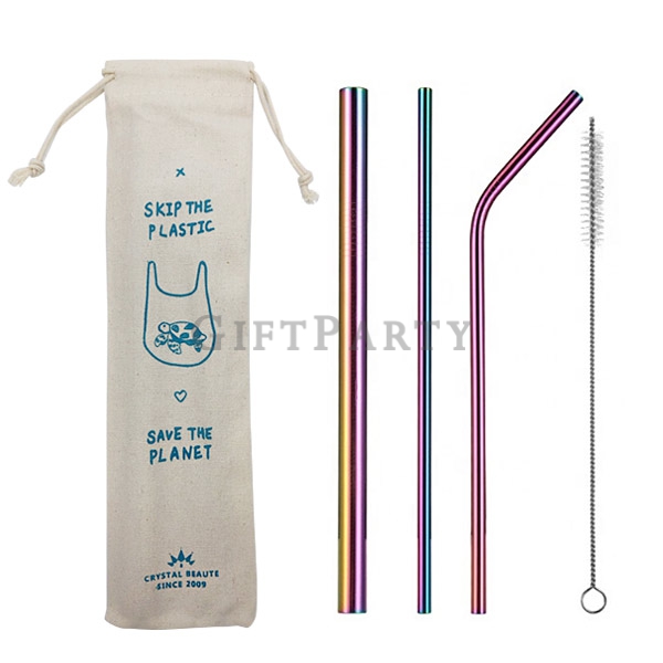 Stainless Steel Straw Set,環保吸管,316不鏽鋼吸管,環保吸管,廣告贈品,企業贈品,品牌贈品,304不鏽鋼吸管4件套, Advertising gifts, promotio
