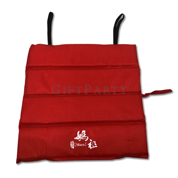 Folding Seat Cushion,媽祖結緣品,宮廟結緣品,白沙屯媽祖結緣,鎮瀾宮結緣,媽祖折疊坐墊2