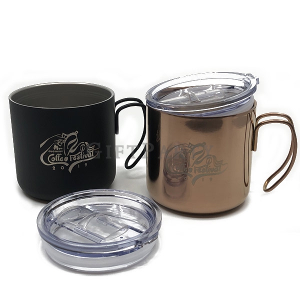 Stainless steel coffee cup with lid,潮牌贈品,品牌贈品,企業贈品,股東會贈品,股東會紀念品,棒球隊商品,不鏽鋼咖啡杯含蓋