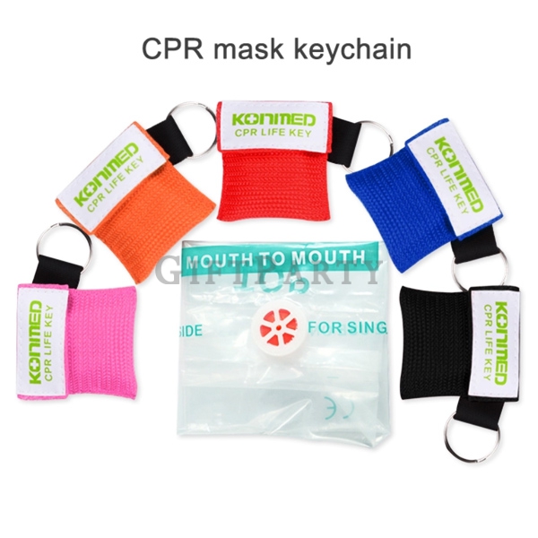 CPR Resuscitator Emergency Mask Key Ring Keychain ,搜救隊,搜救人員小物,醫護人員小物,救護車必備,醫院必備,CPR人口呼吸面罩鑰匙圈