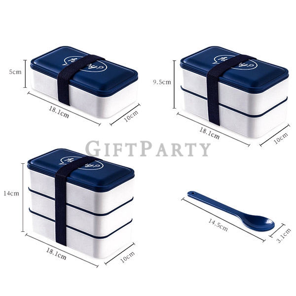 Japanese-style lunch box, custom lunch box, custom lunch box, pp lunch box, microwave Japanese lunch