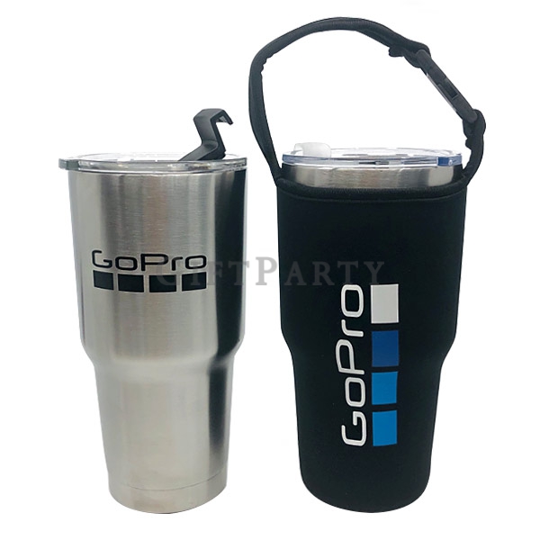 Corporate Gift OEM ∣ 30oz Stainless Steel Cup + neoprene cloth cover,30oz冰霸杯+潛水布套, Advertising gifts