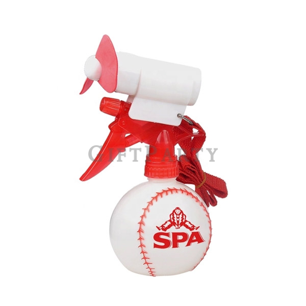 Baseball Shape Mist Fan Water spray fan,棒球型噴霧風扇,棒球禮品,棒球週邊贈品,棒球產品,棒球紀念品