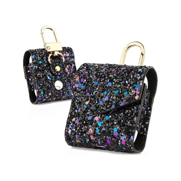 Fashion Wireless Headset Charger Bag Case Cover  Air pods,閃亮PU皮革AIR-PODS無線耳機保護套,Advertising gifts, f