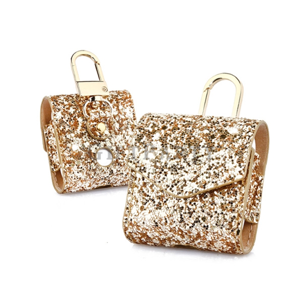 Fashion Wireless Headset Charger Bag Case Cover  Air pods,閃亮PU皮革AIR-PODS無線耳機保護套,Advertising gifts, f