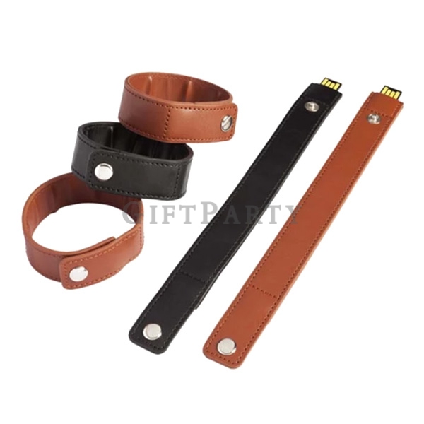 Leather Bracelet USB Flash Drive,PU皮革手環隨身碟4G 8G