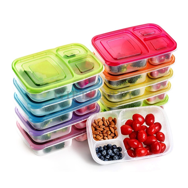 PP three grid food box lunch box,PP 3 Compartment Food Storage box,PP三格食物盒餐盒,股東會贈品,股東會紀念品,贈品,禮品,2020