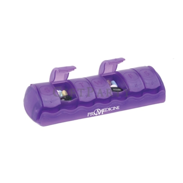 PP plastic 7 days daily pill box ,PP塑料七日藥盒,Pill Box, PP Plastic Seven Day Pill Box, 7 Block Pill Box