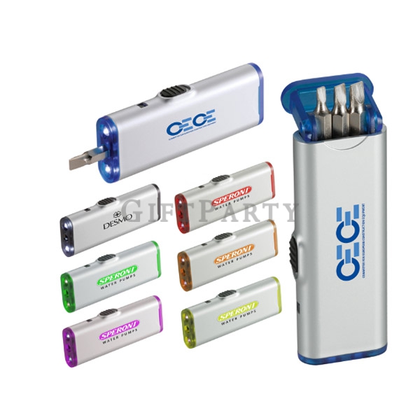 Rectangle shape pocket outdoor tool set ,LED燈工具組,工具筆,廣告贈品,