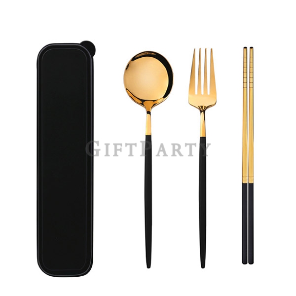 304 stainless steel Portuguese flatware set cutlery set ,企業贈品,客製化禮贈品, 企業廣告贈品, 黑金餐具組, 房地產贈品, 精品餐具