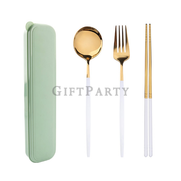Stainless Steel Portuguese Cutlery Set,不鏽鋼葡萄牙黑金餐具組,婚禮小物, 企業廣告贈品,禮品, 黑金餐具組, 房地產贈品,