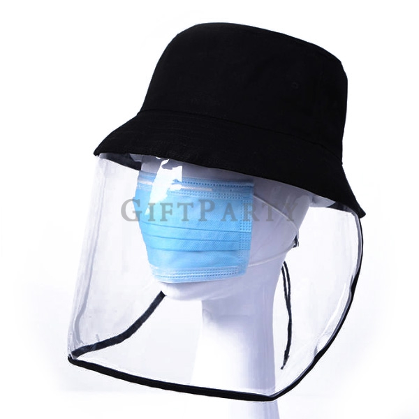Protective cap dust prevention  fisherman cap,防疫禮品,2020熱門禮品,股東會贈品,股東會紀念品,實用禮品,醫院必備,防塵防飛沫透明面罩漁夫帽,
